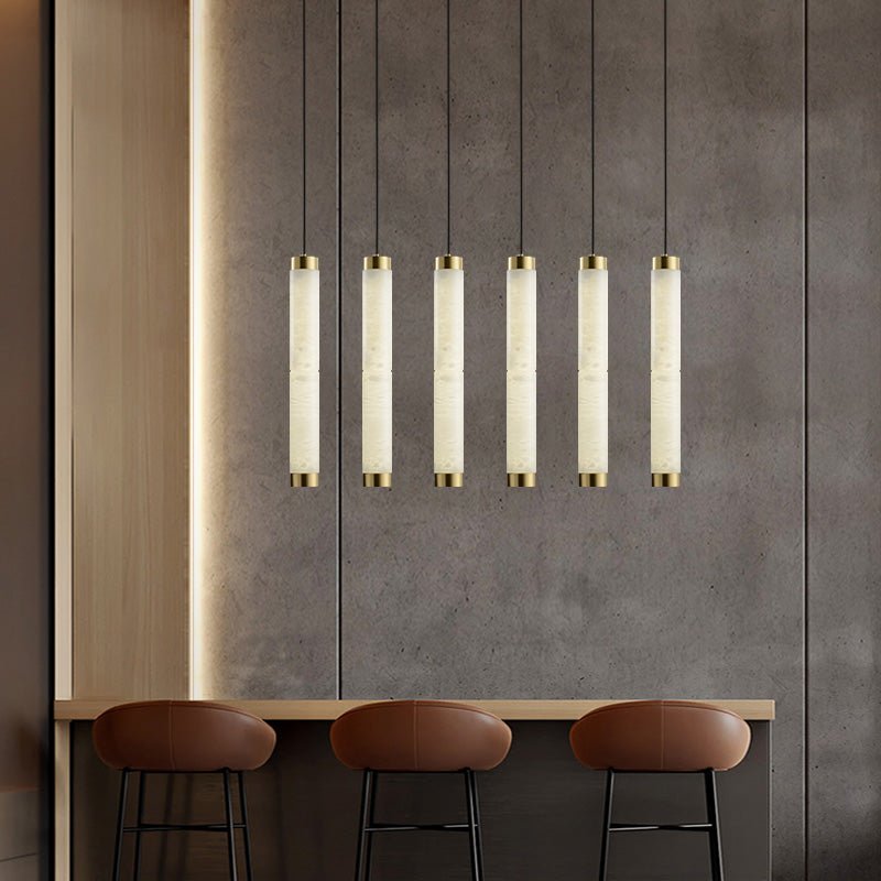 Lira Suspension Cyclindrique en Albâtre - Neutralighting