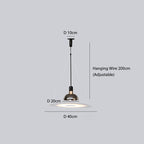 Arisha Suspension LED Moderne Métal/Acrylique Chromé/Noir - Neutralighting
