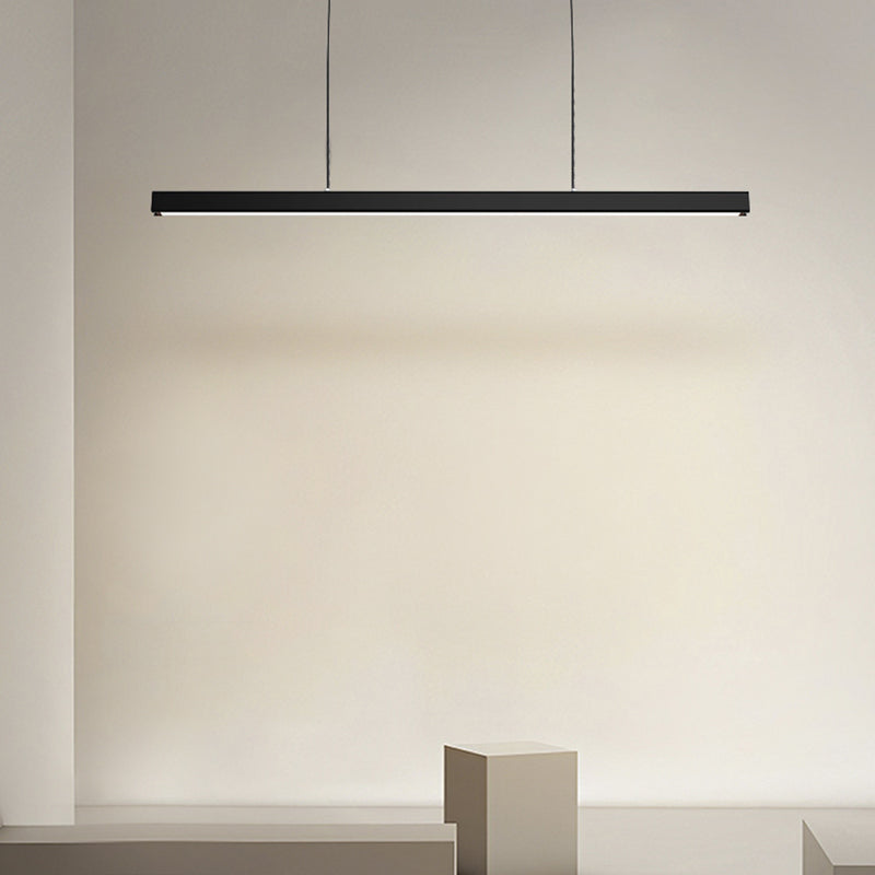 Ray Suspension Linéaire Moderne, Métal, Noir/Blanc, Salon - Neutralighting