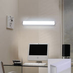 Arisha Applique Murale à Miroir Moderne Design LED Rectangulaire Métal Acrylique Blanc Salle de Bain - Neutralighting