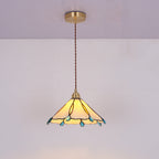 Tiffany Vintage Suspension Métal/Verre Chambre/Salon/Entrée - Neutralighting