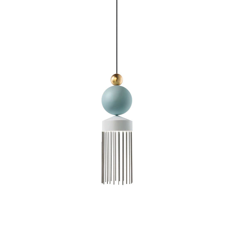Valentina Suspension Irrégulière Géométrique, Metal, Bleu/Gris, Salon - Neutralighting