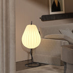 Ritta Lampadaire Poire Moderne, Métal/Tissu, Beige, Salon - Neutralighting
