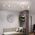 Arisha Moderne LED Plafonnier Blanc Noir Métal Salon Chambre à coucher - Neutralighting