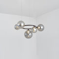 Valentina Luminaires Suspensions Anneau Moderne Métal/Verre Noir/Blanc/Gris/Doré Chambre à Coucher - Neutralighting