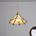 Tiffany Vintage Suspension Métal/Verre Chambre/Salon/Entrée - Neutralighting