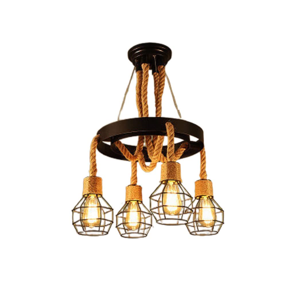 Epoch Lustre Globe Industriel Rétro en Métal Noir Pour Bar/Salon - Neutralighting