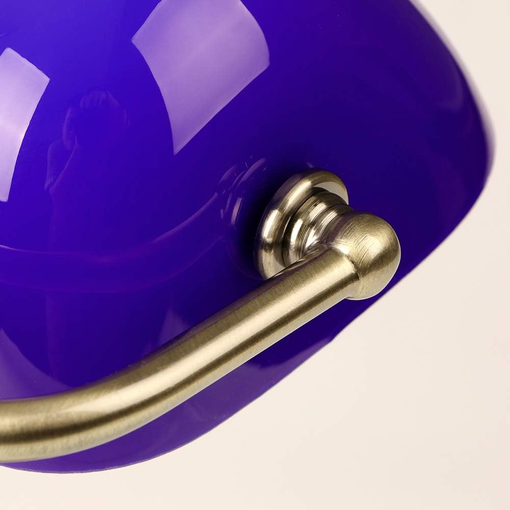 Lampe de Banquier Bleue Léonie Essor - Une Touche Élégante dans le Décor