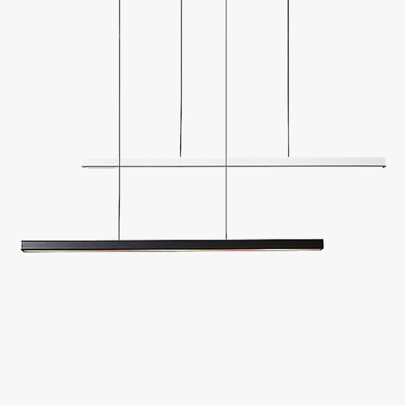 Ray Suspension Linéaire Moderne, Métal, Noir/Blanc, Salon - Neutralighting