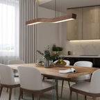 Muto Nordique Suspension Bois Salon/Chambre À Coucher/Salle À Manger - Neutralighting