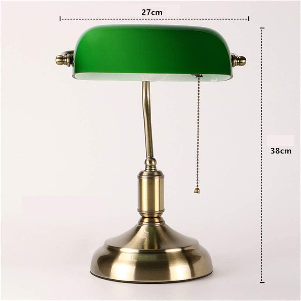 Lampe de Banquier Verte Yuna Échappée en Métal - Simplicité & Caractère au Quotidien