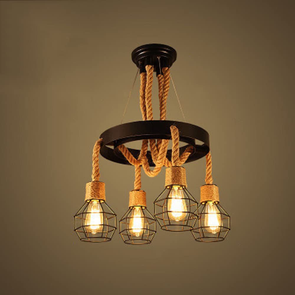 Epoch Lustre Globe Industriel Rétro en Métal Noir Pour Bar/Salon - Neutralighting