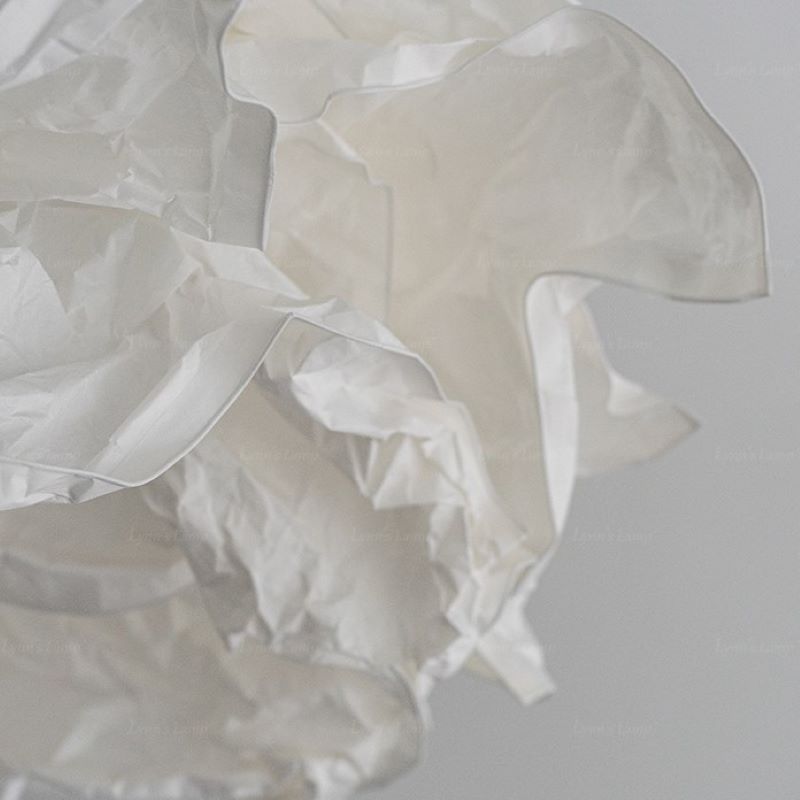 Ritta Wabi-sabi Nuage Métal Papier LED Suspension Étude Chambre à Coucher - Neutralighting