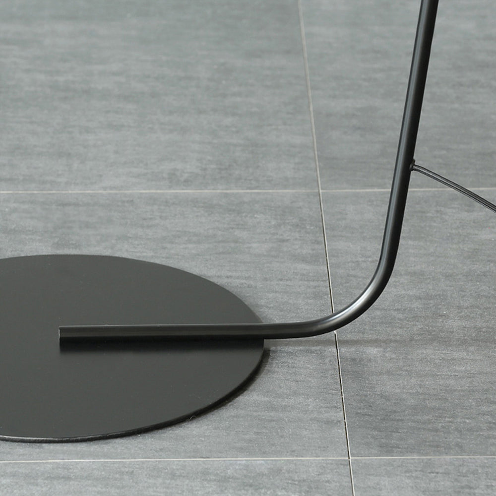 Mira Lampadaire Dôme Moderne, Métal/Tissu, Noir, Salon - Neutralighting