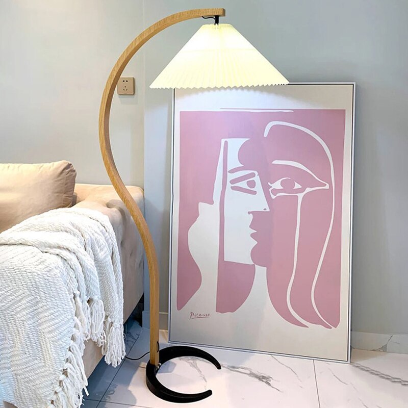 Muto Design LED Lampadaire Métal/Bois Chambre/Salon Intérieur - Neutralighting