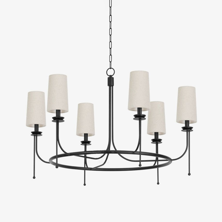 Yovaris Chandelier en Fer Vintage - Neutralighting