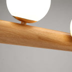Valentina Verre Bolla Suspension en Bois/Noce - Neutralighting