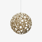 Lustra Suspension Géométrique en Bois Tressé - Neutralighting