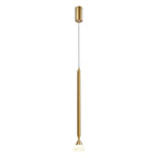 Auri Suspension Cylindre Simple. Métal/Verre. Noir/Doré. Salon - Neutralighting