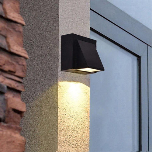 Ray Applique Murale Linéaire Moderne Simple, Métal, LED, Noir, Jardin - Neutralighting