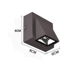 Ray Applique Murale Linéaire Moderne Simple, Métal, LED, Noir, Jardin - Neutralighting