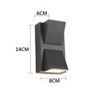 Ray Applique Murale Linéaire Moderne Simple, Métal, LED, Noir, Jardin - Neutralighting