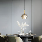 Valentina Moderne Métal Verre Suspension Salon Chambre à Coucher - Neutralighting