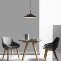 Arisha Suspension Moderne LED Acrylique/Métal, Noir/Blanc/Or, Salon - Neutralighting