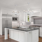 Silva Français Cristal Métal Lustre Salon Salle à Manger - Neutralighting