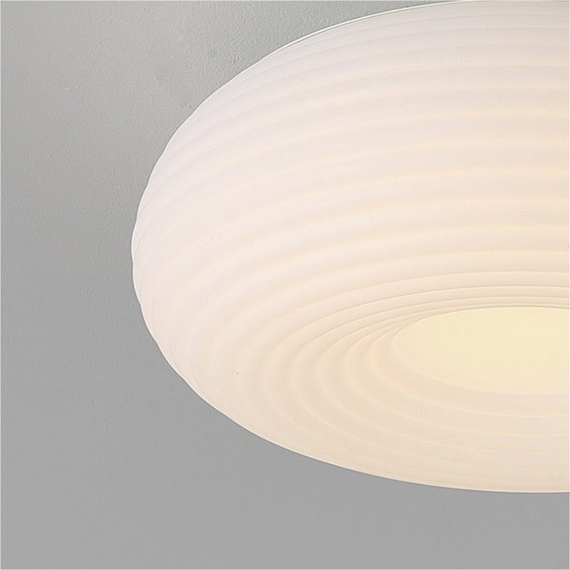 Arisha Plafonnier Ovale Moderne, Métal/Acrylique, Blanc, Salon - Neutralighting