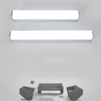 Arisha Applique Murale à Miroir Moderne Design LED Rectangulaire Métal Acrylique Blanc Salle de Bain - Neutralighting