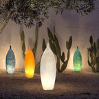 Avi Moderne LED Lampadaire Bouteille Blanc Jaune Bleu Résine Chambre - Neutralighting