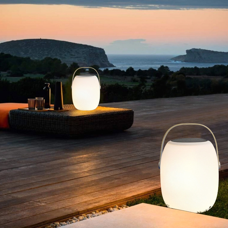 Ray Moderne LED Lampe Extérieure au Sol Acrylique Camping/Patio/Balcon - Neutralighting