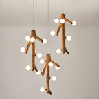 Epoch Nordique LED Lustre Bois Salon/Salle À Manger/Chambre À Coucher - Neutralighting