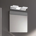 Arisha Design LED Applique Murale Miroir Carré Moderne Métal/Acrylique Argent Salle de Bain - Neutralighting