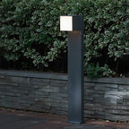 Ray Borne Extérieure Pivotante Moderne, Métal, Noir, Allée - Neutralighting