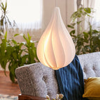 Valentina Suspension en Forme de Bourgeon Nordique Résine Salon - Neutralighting