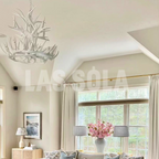 Silva Art LED Suspension Blanc Metal/Resin Salon/Salle à Manger - Neutralighting
