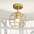 Arisha Globe Art LED Plafonnier Laiton Métal Salon Chambre à coucher - Neutralighting