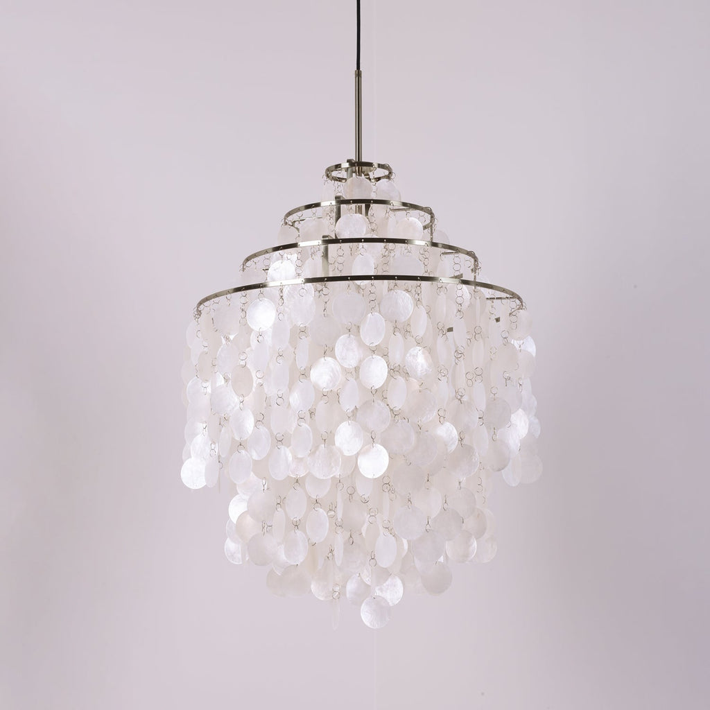 Lustra Suspension Lampe Anneau Rond en Coquillage - Neutralighting