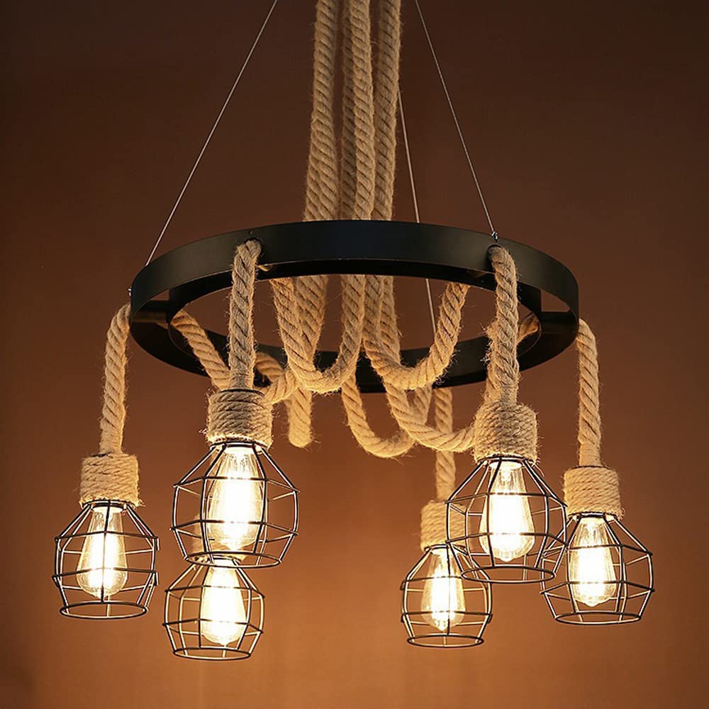 Epoch Lustre Globe Industriel Rétro en Métal Noir Pour Bar/Salon - Neutralighting