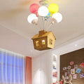 Aria Design LED Plafonnier Bois Métal Acrylique Salle Des Enfants - Neutralighting