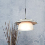 Valentina Nordique Tasse Céramique LED Suspension Chambre à Coucher - Neutralighting