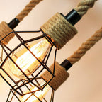 Epoch Lustre Globe Industriel Rétro en Métal Noir Pour Bar/Salon - Neutralighting