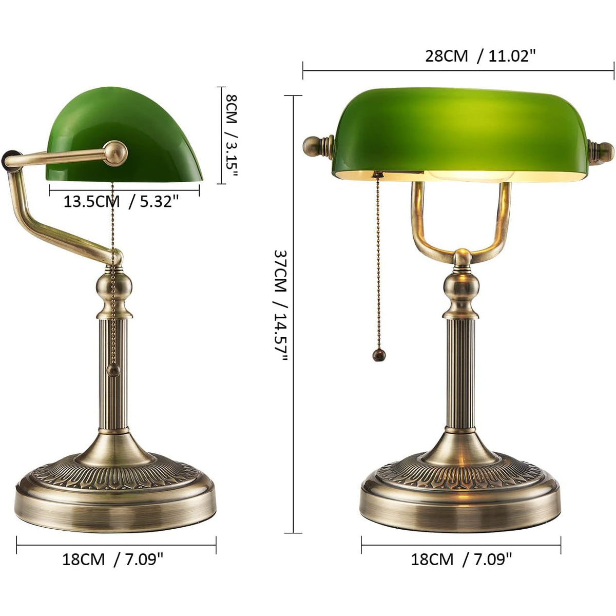 Lampe à poser — De Banquier Laiton