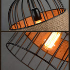 Epoch Design LED Cage à Oiseaux Suspension Métal/Corde Café/Bar/Restaurant - Neutralighting
