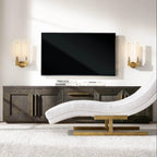 Arisha Nordique Métal Verre Intérieur Applique Murale Chambre à Coucher - Neutralighting