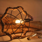 Epoch Suspension LED Rétro en Métal Noir/Barre de Corde/Salon - Neutralighting