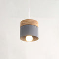Valentina Suspension LED Macaron Nordique Métal/Bois Chambre - Neutralighting