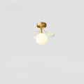 Olivia Lustre Luxueux Minimaliste Créatif Feuille Verre Salon - Neutralighting